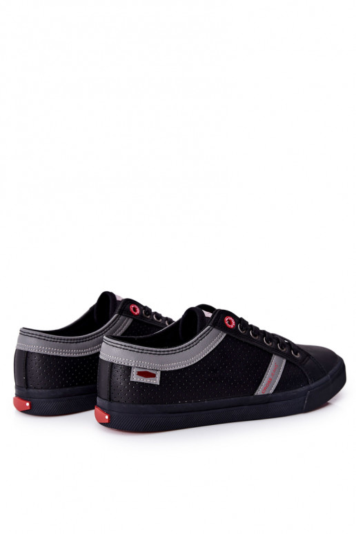 Chaussures décontractées Cross Jeans pour hommes de couleur noire