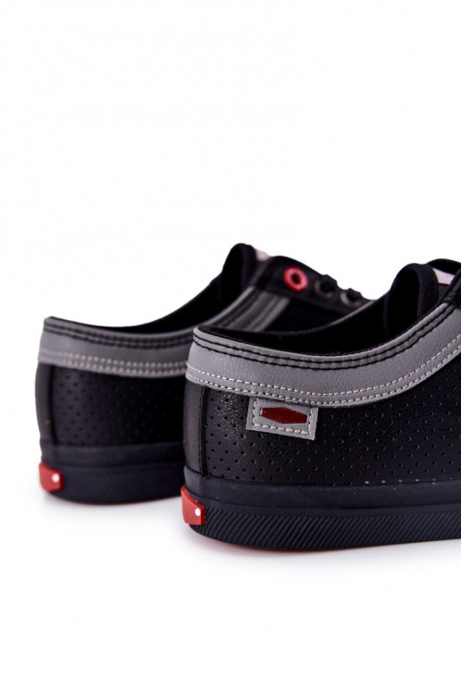 Chaussures décontractées Cross Jeans pour hommes de couleur noire