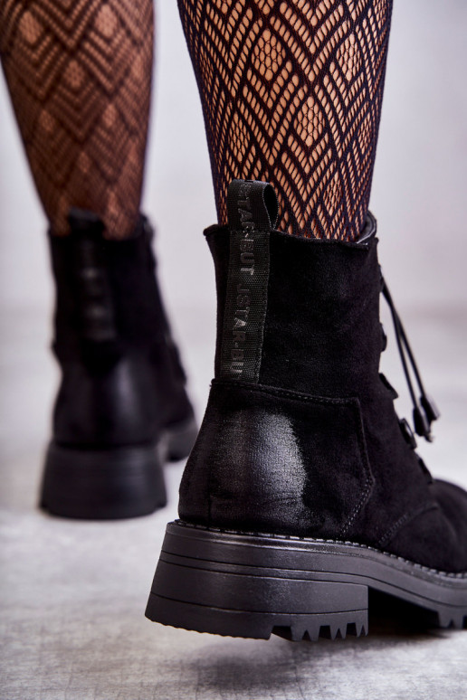 Bottes chauffantes avec fermeture de couleur noire Helia