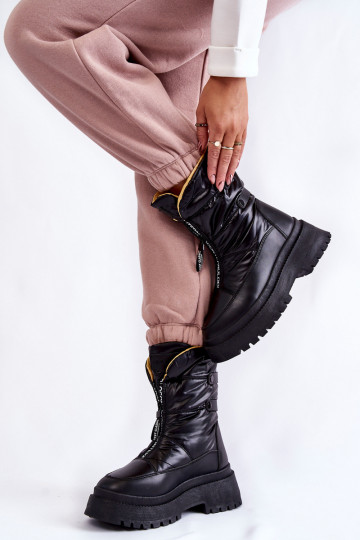 Bottes de neige noires avec... 2