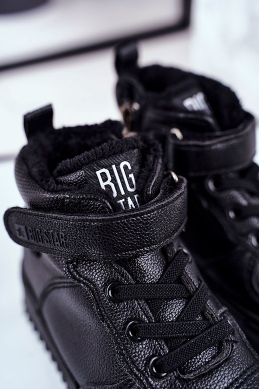 Chaussures chauffantes style sport enfant Big Star couleur noir