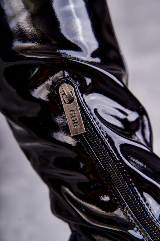 cuissardes à talons larges GOE noir cuissardes à talons larges GOE noir