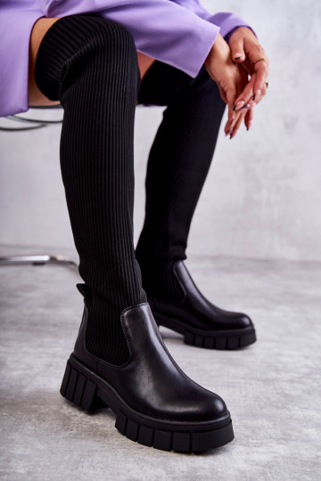 Bottes noires Austin