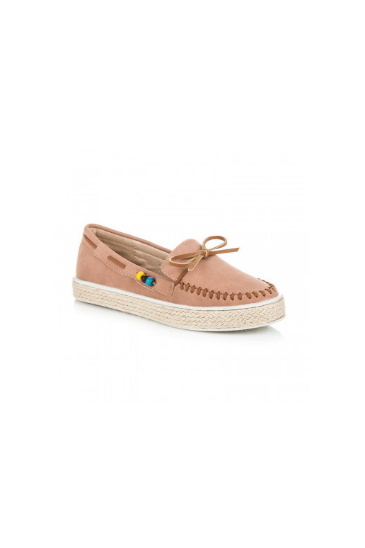 Mocassins en daim rose Mocassins en daim rose