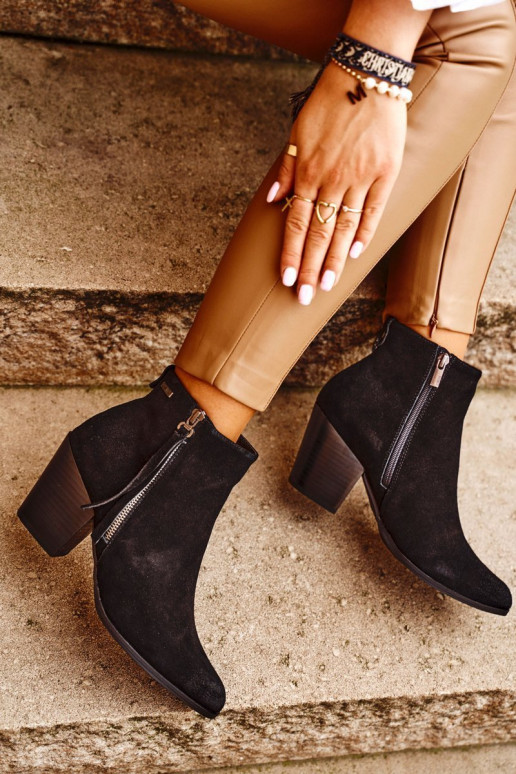 Bottines noires à talons hauts Big Star Bottines noires à talons hauts Big Star