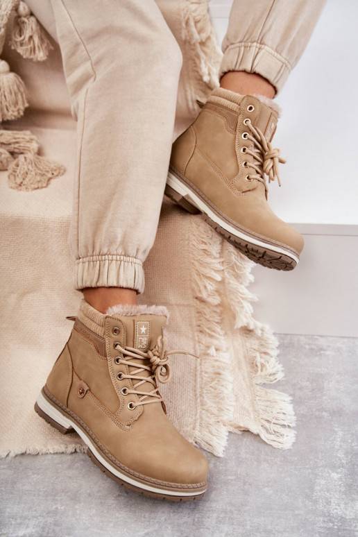 Bottines en ivoire Liv