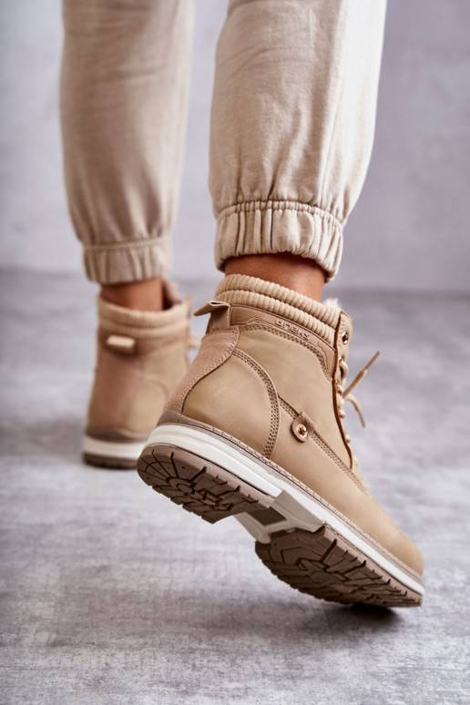 Bottines en ivoire Liv