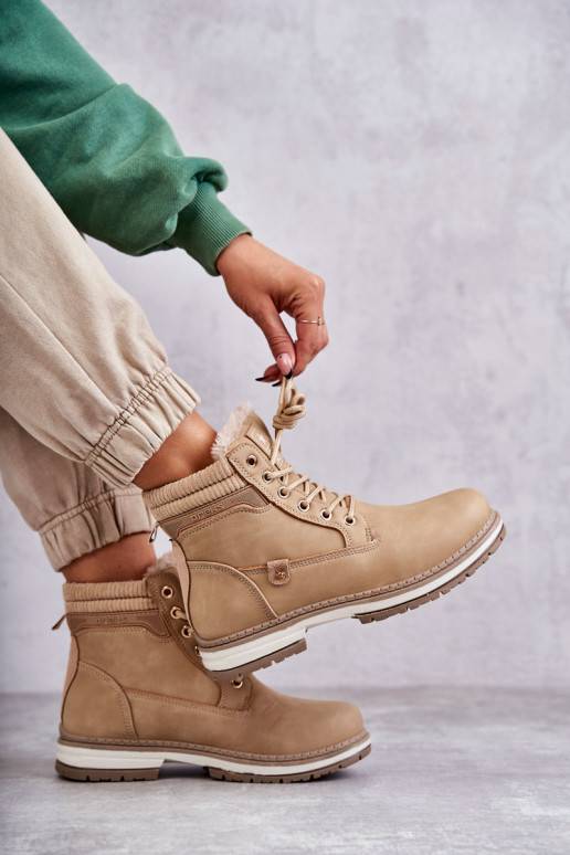 Bottines en ivoire Liv