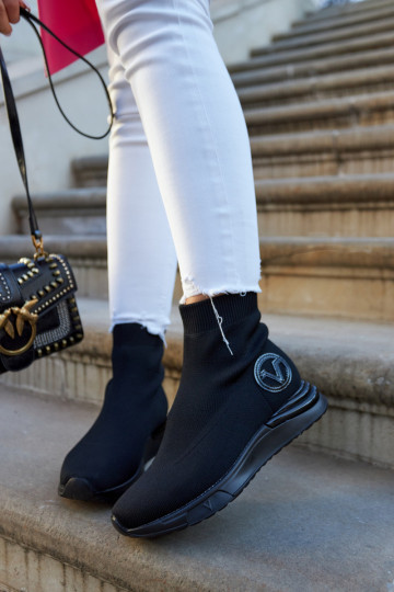 Chaussures de sport en textile noires Runaway