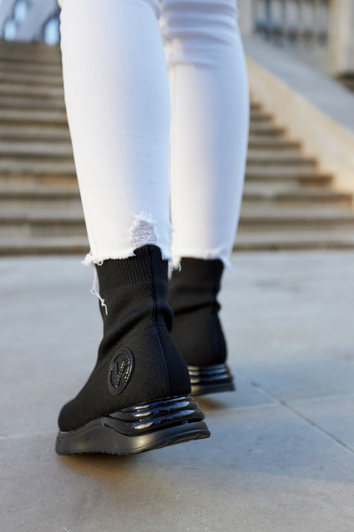 Chaussures de sport en textile noires Runaway
