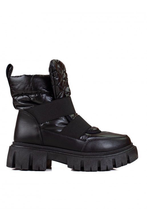 Bottes de neige noires pour femmes... Bottes de neige noires pour femmes...