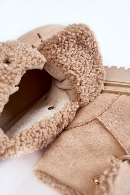 Bottines Bellita en daim beige Bottines Bellita en daim beige