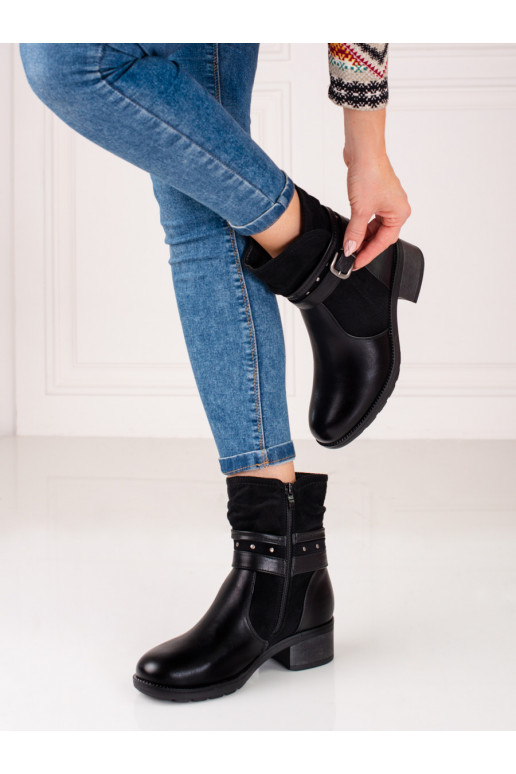 Bottines femme noires Shelovet Bottines femme noires Shelovet
