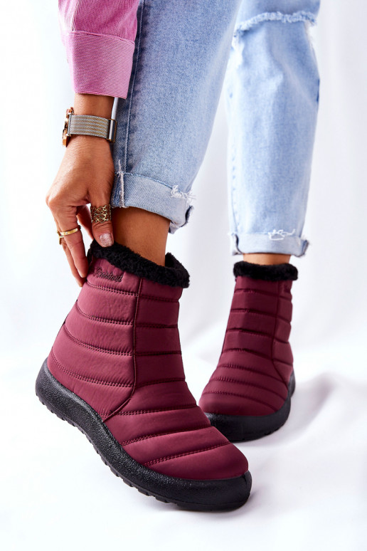 Bottes de neige bordeaux Mezyss Bottes de neige bordeaux Mezyss