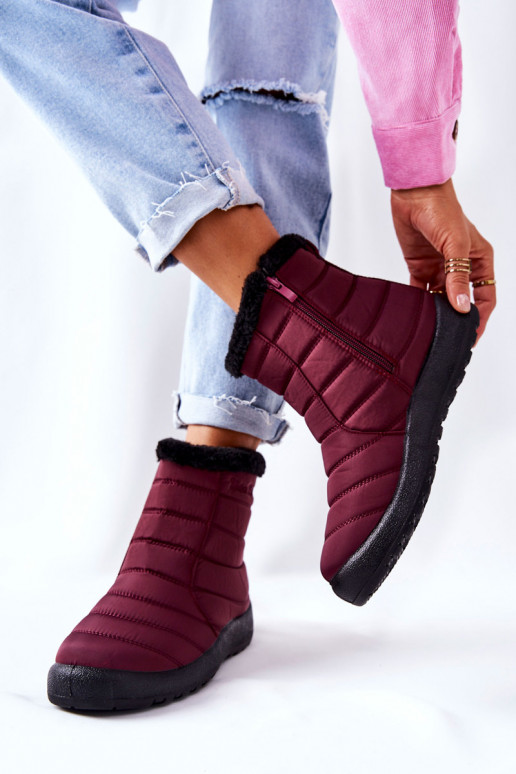 Bottes de neige bordeaux Mezyss Bottes de neige bordeaux Mezyss