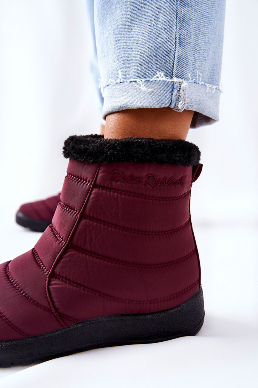 Bottes de neige bordeaux Mezyss Bottes de neige bordeaux Mezyss