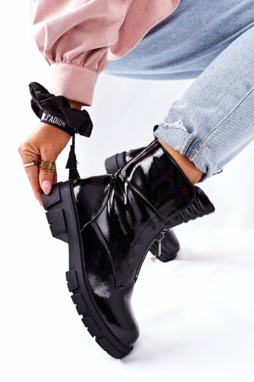 Bottes chaussures noires...
