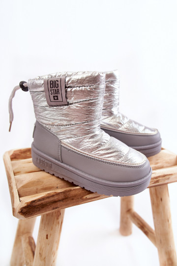 Boots de neige enfant gris...
