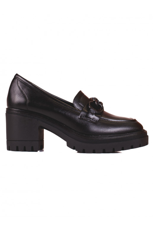 Mocassin Vinceza noir pour femme