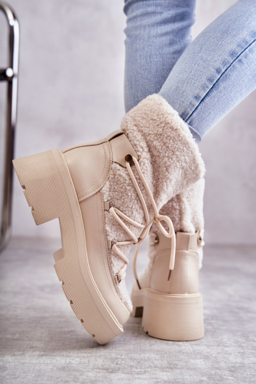 Bottes de neige bottes de sable avec réchauffement Sanna