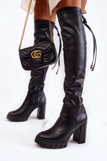 Chaussures longues noires à plateforme Chaussures 2