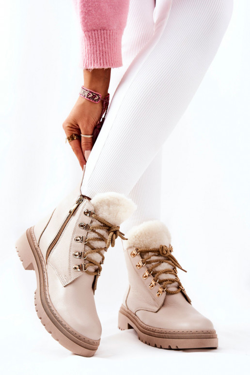 Bottines Khaleni pour femme en beige Bottines Khaleni pour femme en beige