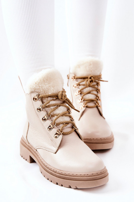 Bottines Khaleni pour femme en beige Bottines Khaleni pour femme en beige