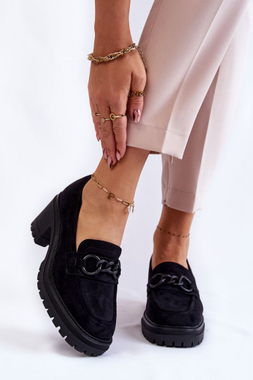 Chaussures à talons en daim...