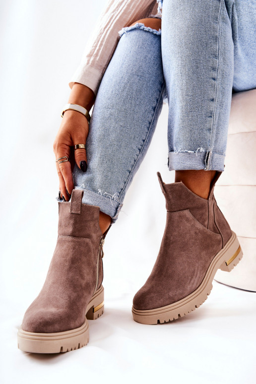 Bottes chauffantes couleur cappuccino... Bottes chauffantes couleur cappuccino...