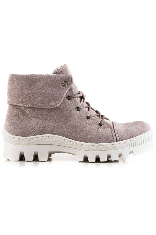 Boots femme violet clair S.Barski