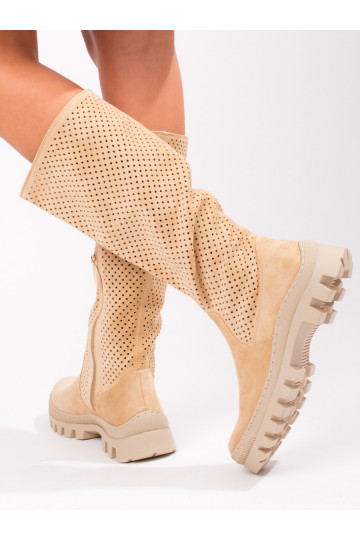Chaussures longues pour femme Potocki couleur beige 2