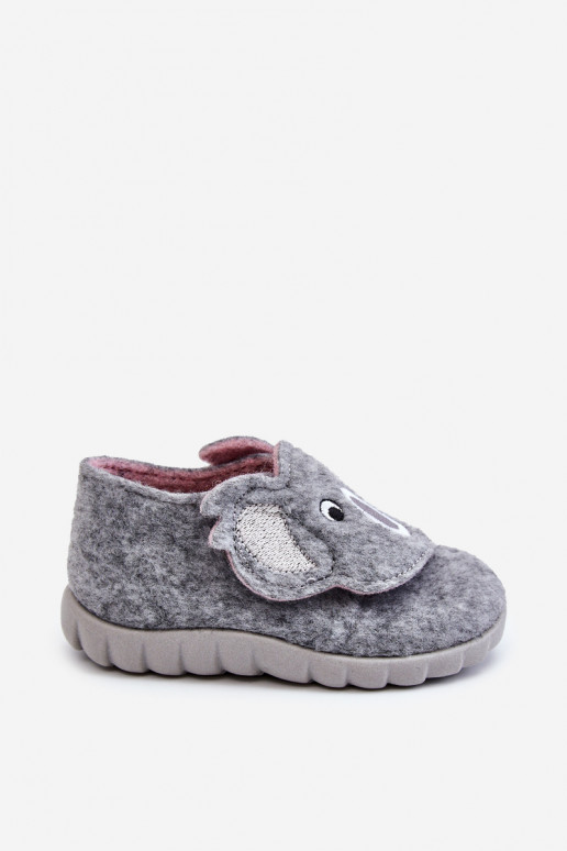 Chaussons enfant Befado Koala couleur gris