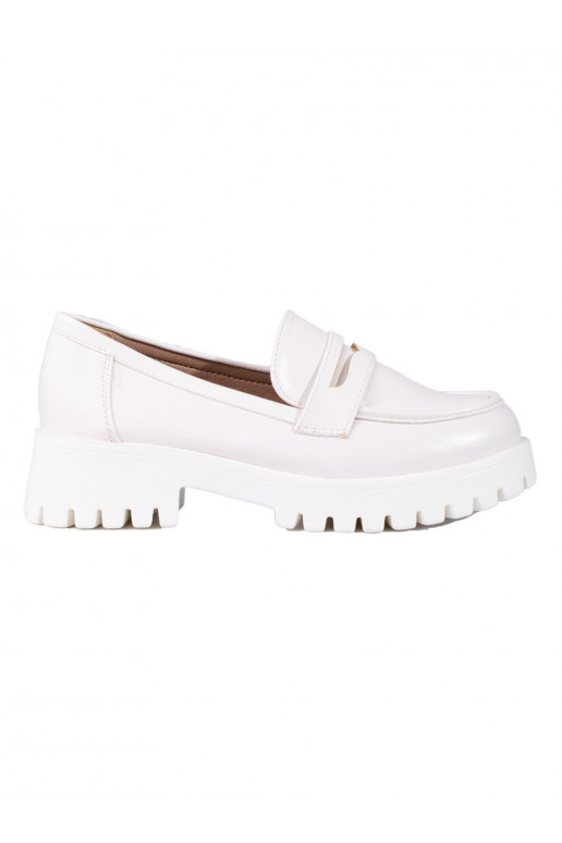 Chaussures blanches pour femmes Shelovet avec plateforme
