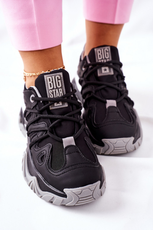 Chaussures style sport noires Memory Foam Big Star