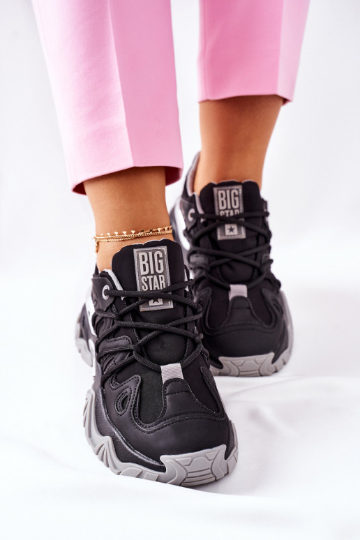 Chaussures style sport noires Memory...