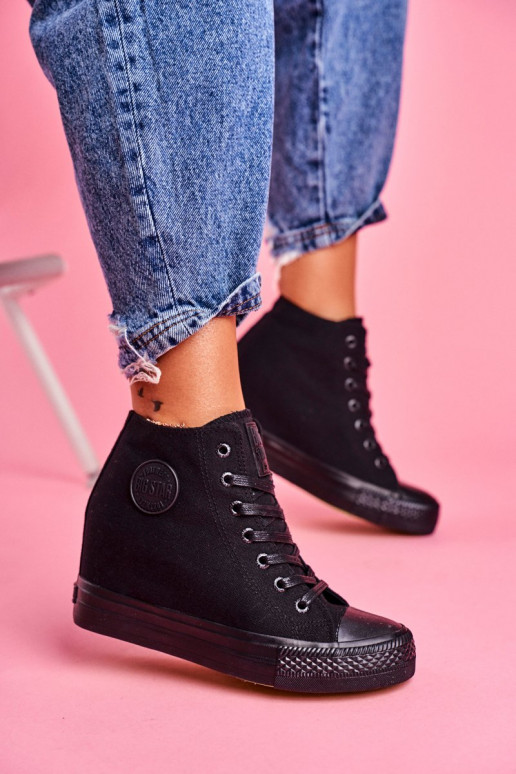 Chaussures noires modèle Big Star... Chaussures noires modèle Big Star...