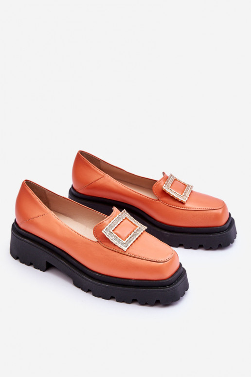 Mocassins couleur orange Agathe