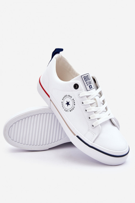 Chaussures décontractées blanches pour hommes Big Star