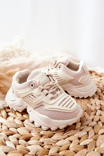 Baskets enfant Freak Out couleur sable clair 2