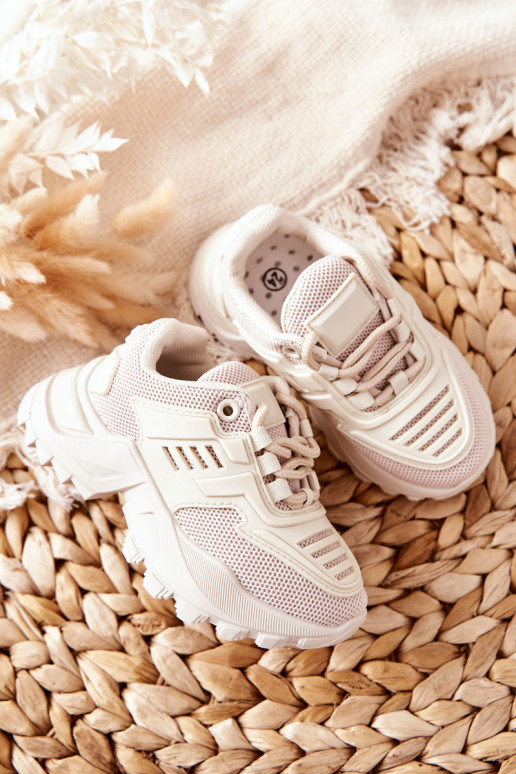 Baskets enfant Freak Out couleur sable clair