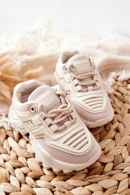 Baskets enfant Freak Out couleur sable clair