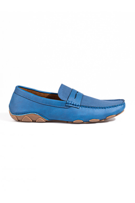 Mocassins homme Shelovet bleu
