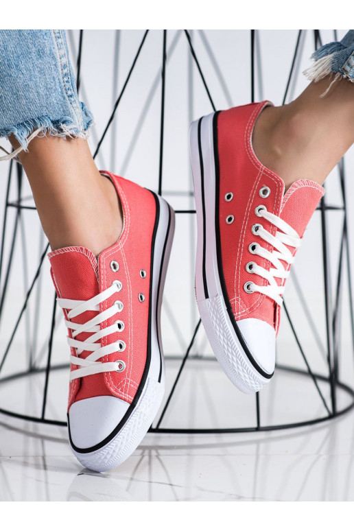 Chaussures de sport couleur corail Shelovet
