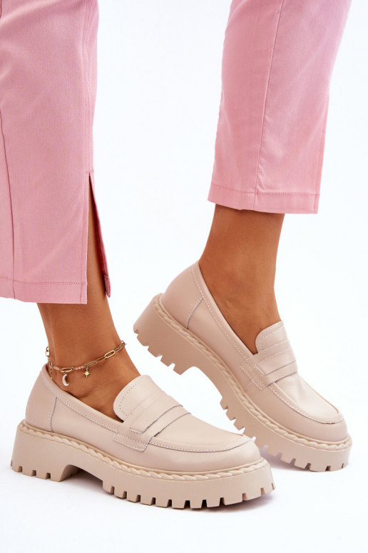 Mocassins beiges Big Star