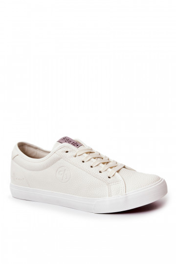 Chaussures décontractées pour hommes en Cross Jeans blanc