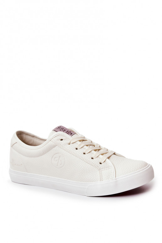 Chaussures décontractées pour hommes en Cross Jeans blanc