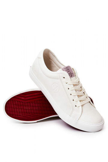 Chaussures décontractées pour hommes en Cross Jeans blanc 2