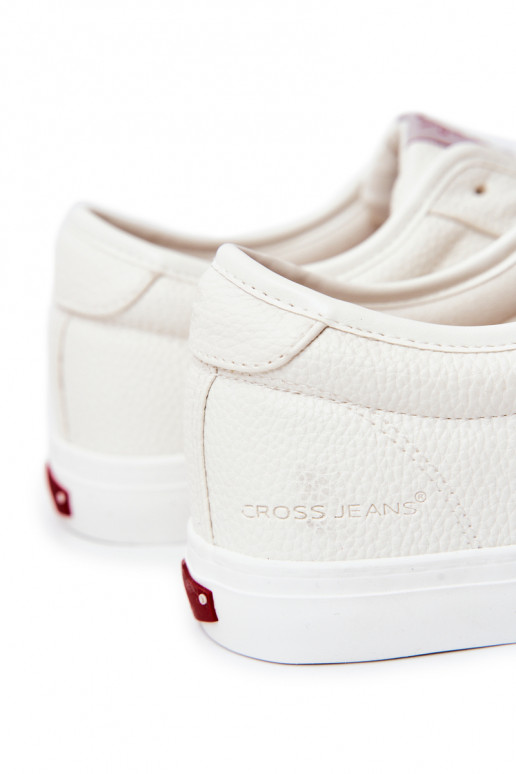 Chaussures décontractées pour hommes en Cross Jeans blanc