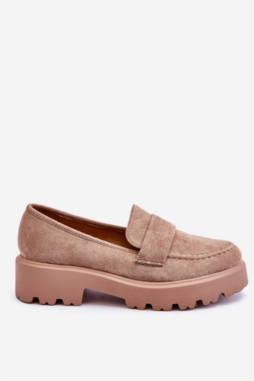 Mocassins en daim beige Corrin 2