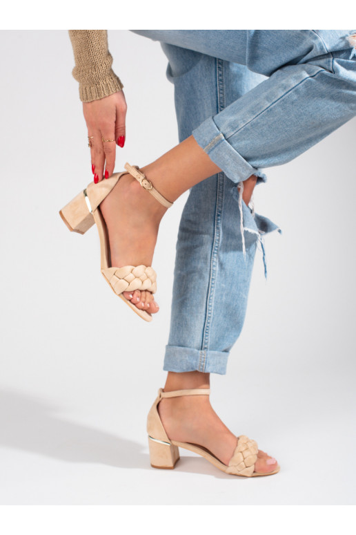 Sandales à talons Shelovet beige